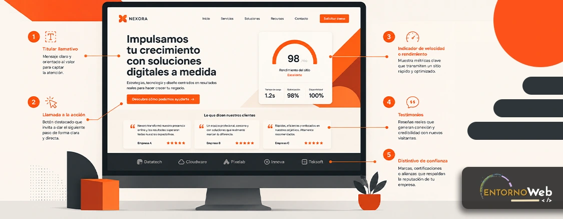 Elementos clave de una web corporativa que convierte en 2026